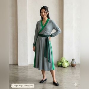 Wrap dress by Elhoffer Design XL